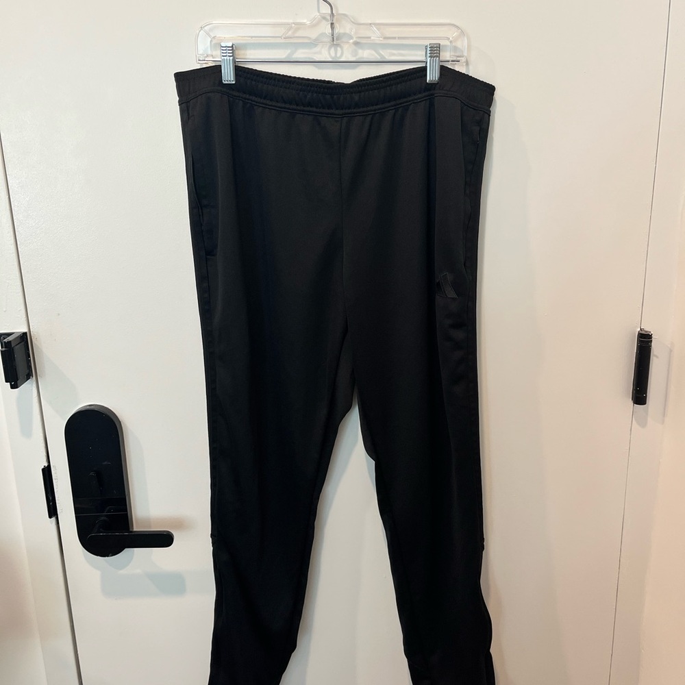 Adidas Black Sweatpants Lightweight Joggers